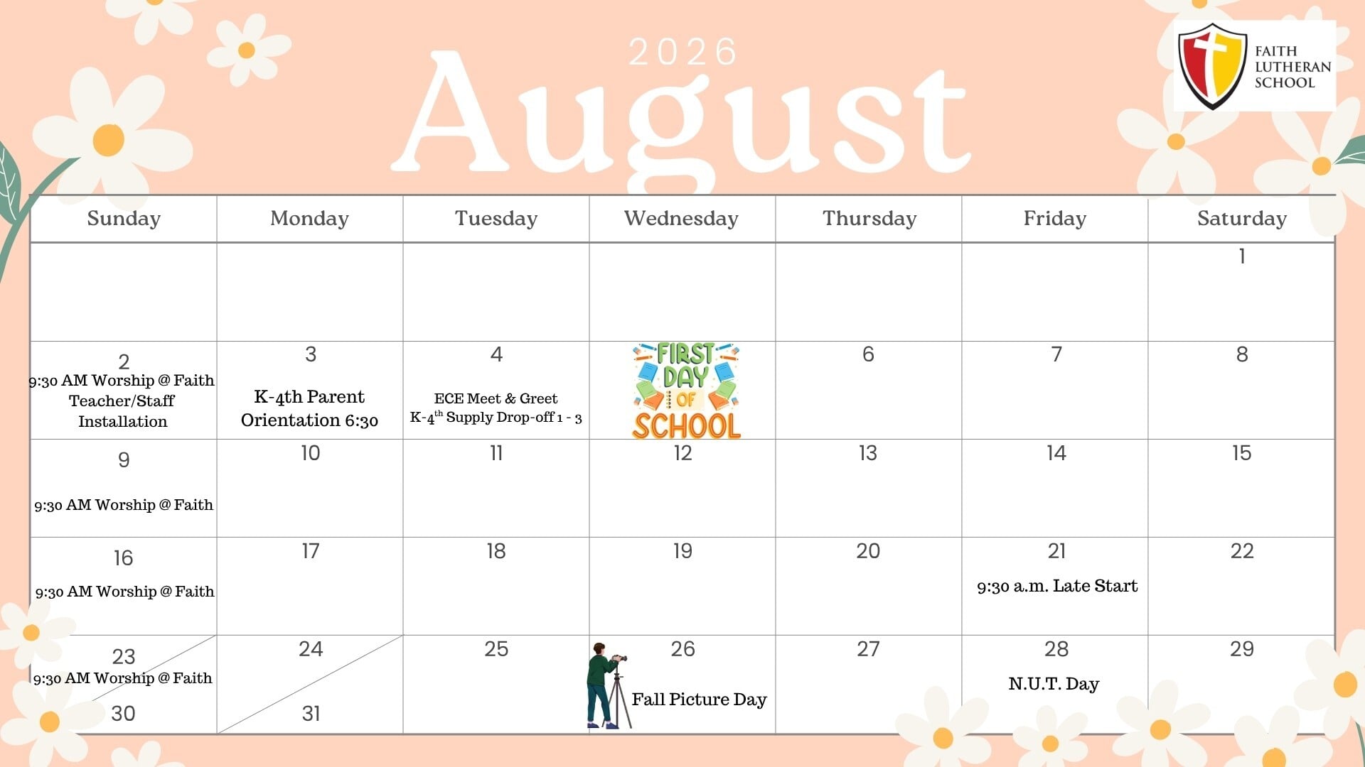 August 2026 calendar August 2026 calendar