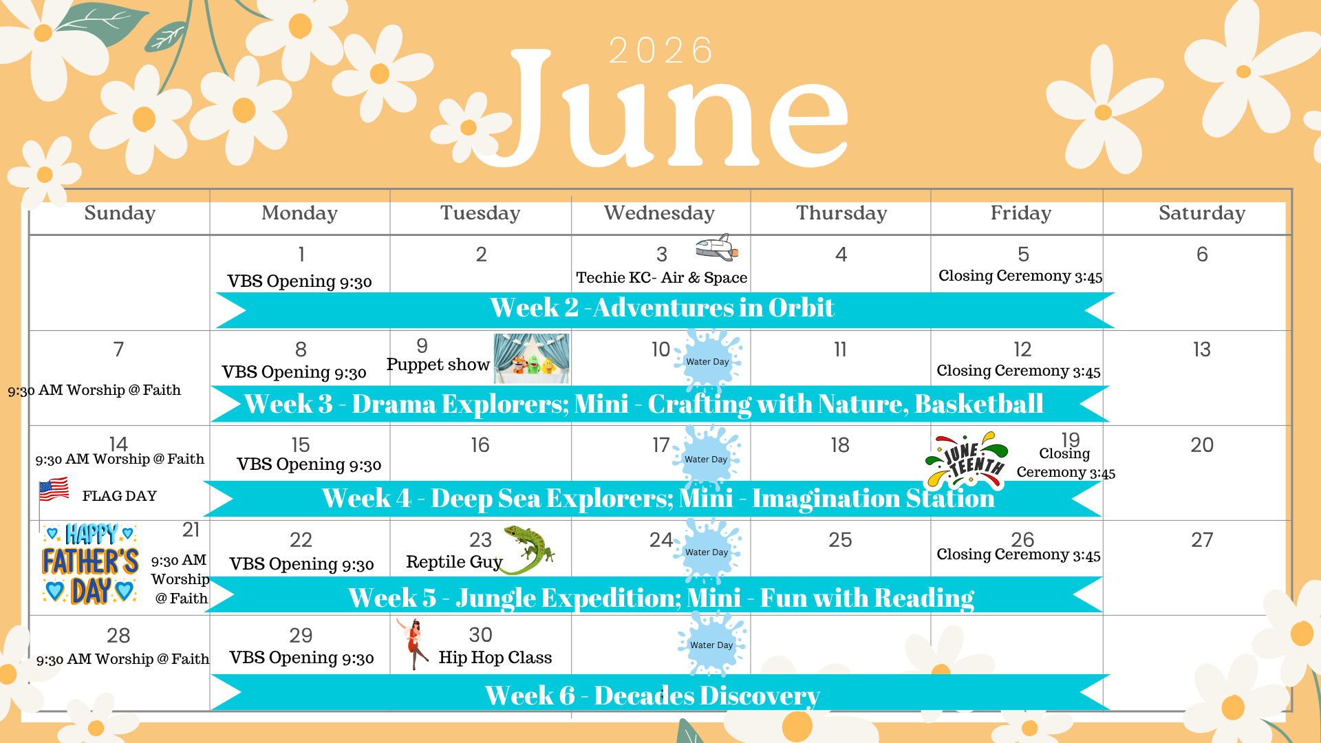 June calendar